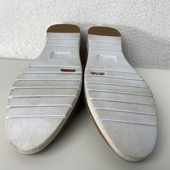Johnston & Murphy Loafers Womens Sz 8.5M Brown Penelope Perforated Suede Slip On - Picture 10 of 12